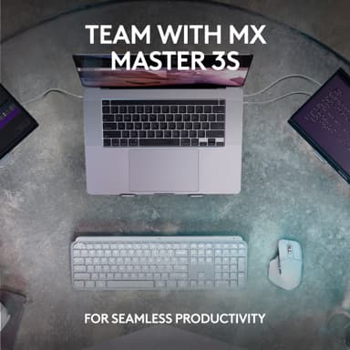 Logitech MX Keys S trådlöst tangentbord med handledsstöd (grafit)