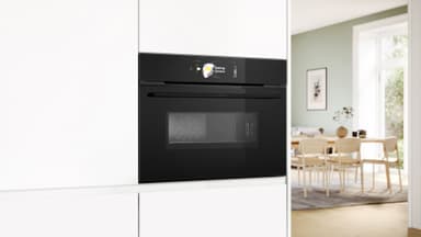 Bosch Serie 8 Kompaktugn med mikro CMG978NB1 (Svart)
