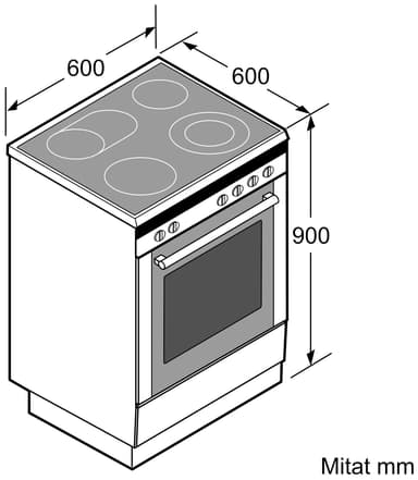 Bosch Serie 6 Induktionsspis HLT59E020U (60cm)