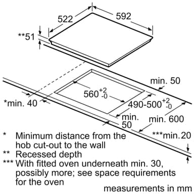 Bosch Serie 6 induktionshäll PXE611FC5Z (60cm)