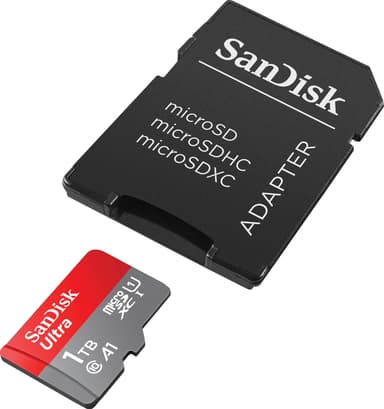 SanDisk Ultra® 1TB microSDXC™ UHS-I-kort