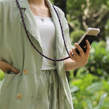 Sony Xperia 1 II Skal Fodral Kedja (Blå)