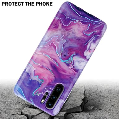 Huawei P30 PRO Plånboksfodral Skal (Lila)