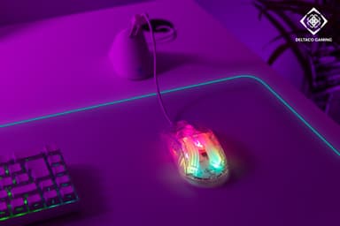Deltaco DM330 gamingmus (transparent)