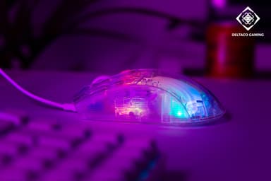 Deltaco DM330 gamingmus (transparent)