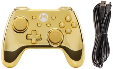 PowerA Nintendo Switch kontroll Gold Mario edition