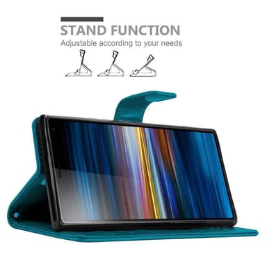 Sony Xperia 10 / Xperia XA3 Plånboksfodral Skal (Blå)