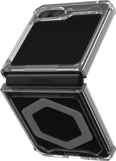 UAG Plyo Pro Samsung Galaxy Z Flip 5 fodral (genomskinligt/silver)