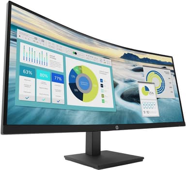 HP P34hc G4 WQHD 34” välvd bildskärm (svart)