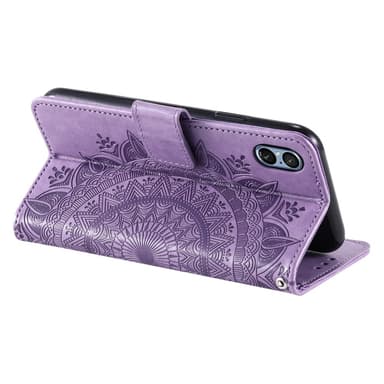 SKALO Sony Xperia 5 V Mandala Plånboksfodral - Lila