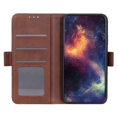 SKALO Google Pixel 8 Pro Premium Plånboksfodral - Brun