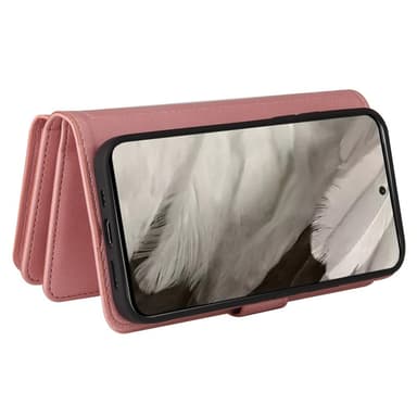 SKALO Google Pixel 8 Big Wallet 17-FACK Plånboksfodral - Rosa