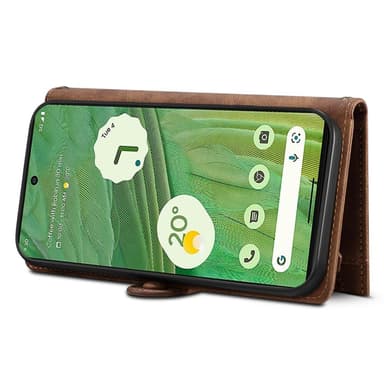 SKALO Google Pixel 8 Pro ESEBLE Big Wallet Plånboksfodral - Brun
