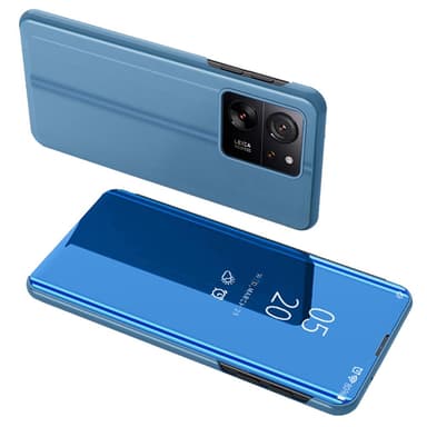 SKALO Xiaomi 13T/13T Pro Clear View Spegel fodral - Blå