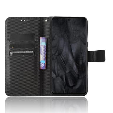 SKALO Google Pixel 8 Pro Premium Mini Romb Plånboksfodral - Svart
