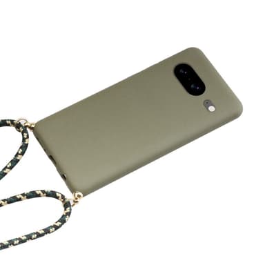 SKALO Google Pixel 8 Mobilhalsband Skal - Grön