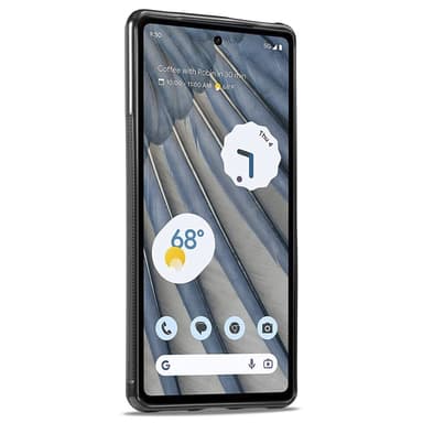 SKALO Google Pixel 8 LC.IMEEKE Carbon Fiber PU-Läder Skal - Svart