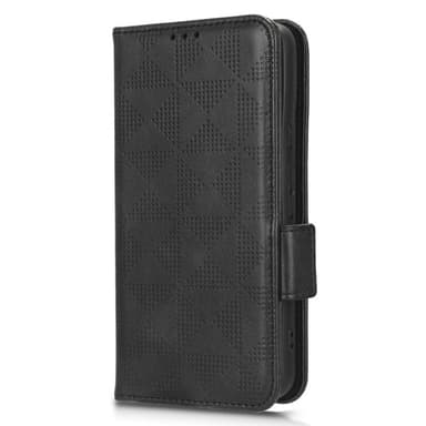 SKALO Google Pixel 8 Embossed Triangle Plånboksfodral - Svart