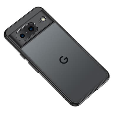 SKALO Google Pixel 8 TPU Clear Hybrid Skal - Svart