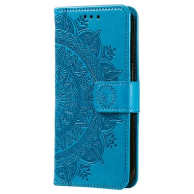 SKALO Sony Xperia 5 V Mandala Plånboksfodral - Blå