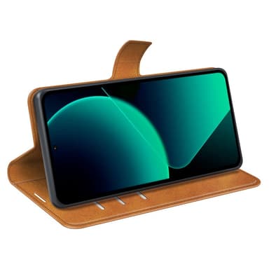 SKALO Xiaomi 13T/13T Pro Premium Plånboksfodral - Ljusbrun