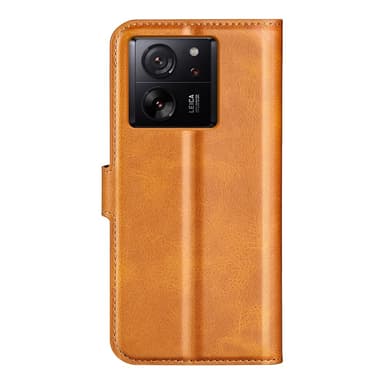 SKALO Xiaomi 13T/13T Pro Premium Plånboksfodral - Ljusbrun