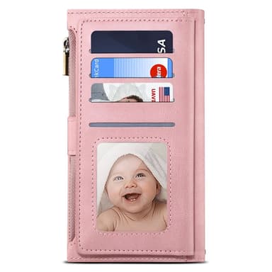 SKALO Google Pixel 8 Pro ESEBLE Big Wallet Plånboksfodral - Roséguld
