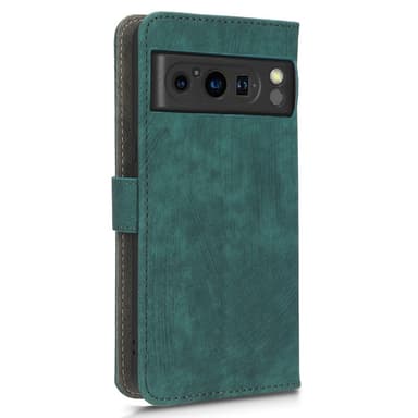 SKALO Google Pixel 8 Pro Plånboksfodral i PU-Läder - Grön