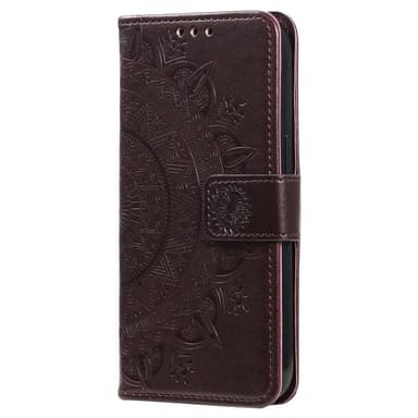SKALO Sony Xperia 5 V Mandala Plånboksfodral - Brun