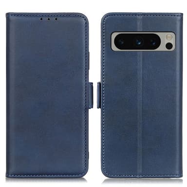 SKALO Google Pixel 8 Pro Premium Plånboksfodral - Blå