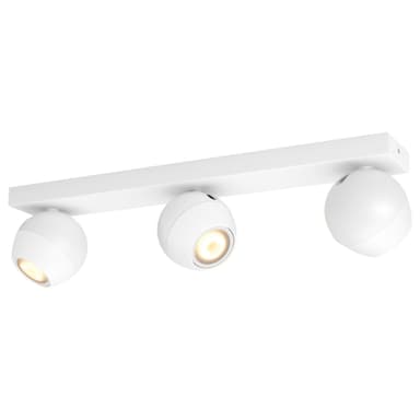 Philips Hue White ambiance Buckram trippel spotlight (vit)