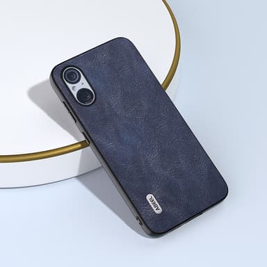 SKALO Sony Xperia 5 V ABEEL PU-Läder Skal - Blå