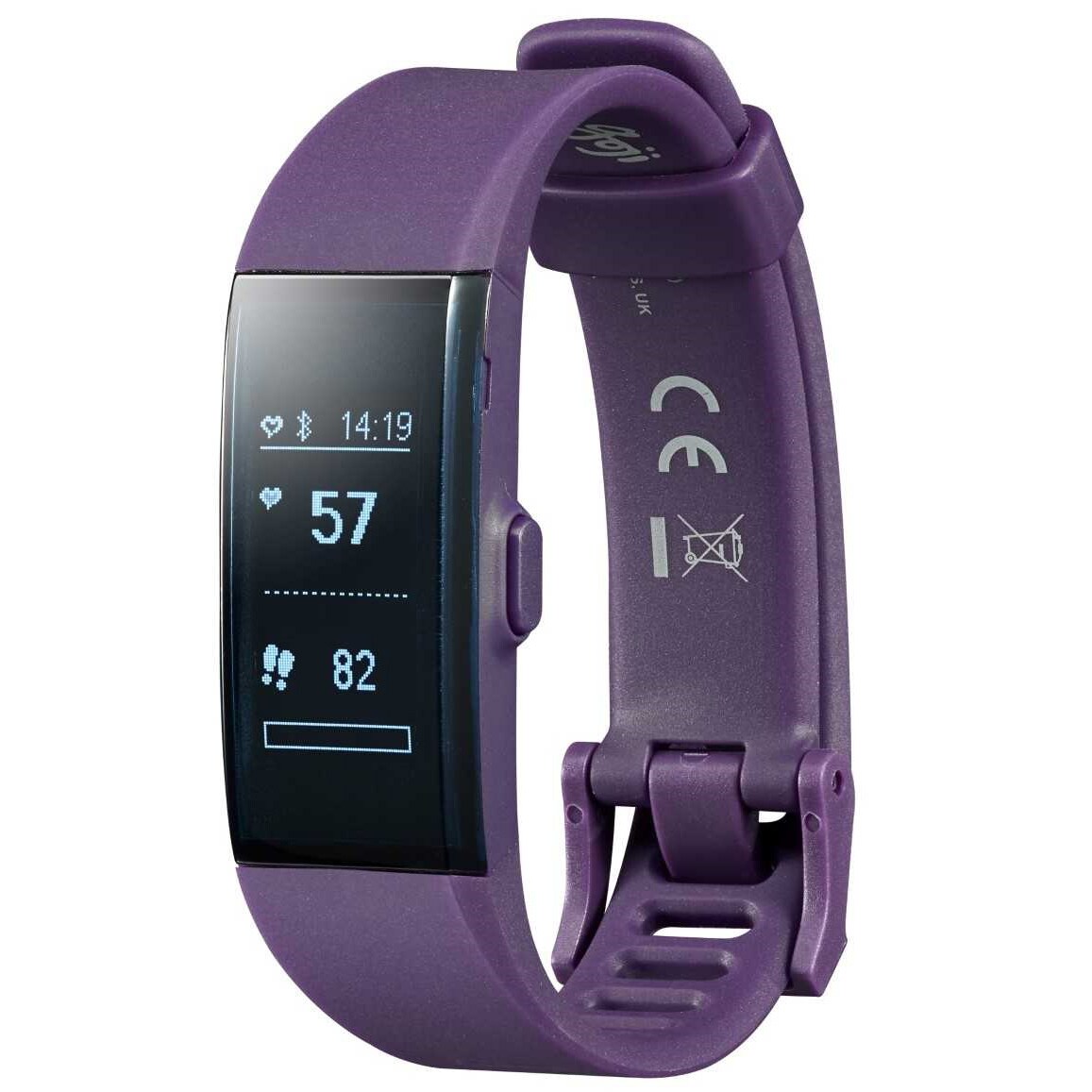 Goji GO Activity Tracker Fitness Heart Rate Purple Fitness Band Grade A 