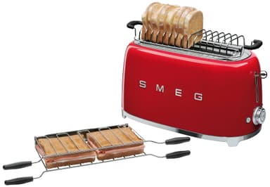 SMEG, toastgaller TSSR02 4 skivor stål