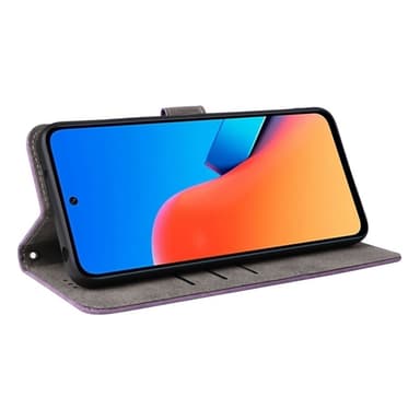 SKALO Xiaomi Redmi 12 4G/5G Plånboksfodral i PU-Läder - Lila