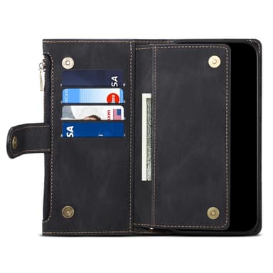 SKALO Motorola Moto G84 5G ESEBLE Big Wallet Plånboksfodral - Svart