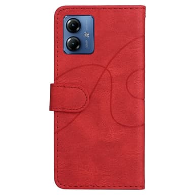KT Plånboksfodral till Motorola Moto G14 - Röd