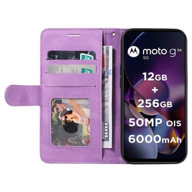 KT Plånboksfodral till Motorola Moto G54 - Lila