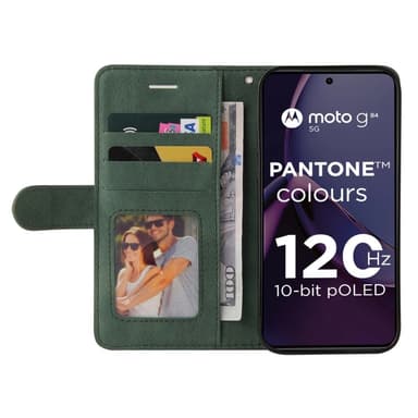 KT Plånboksfodral till Motorola Moto G84 - Grön