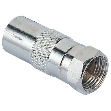 Hama SAT F-kontakt-koaxialadapter Hama SAT F-kontakt-koaxialadapter
