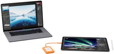 LaCie Rugged Mini extern SSD 1TB (orange)