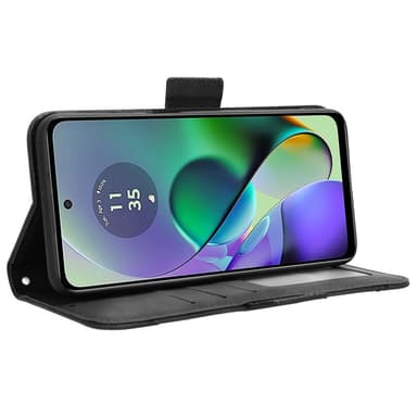 Motorola Moto G54 5G Plånboksfodral med korthållare  - Svart