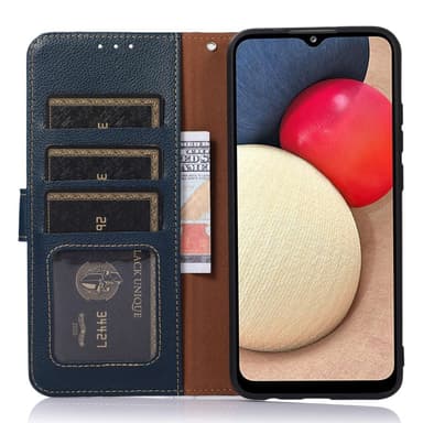 Motorola Moto G14 KHAZNEH Plånboksfodral - Blå/Brun