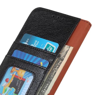 Motorola Moto G54 Plånboksfodral Textured Split - Svart