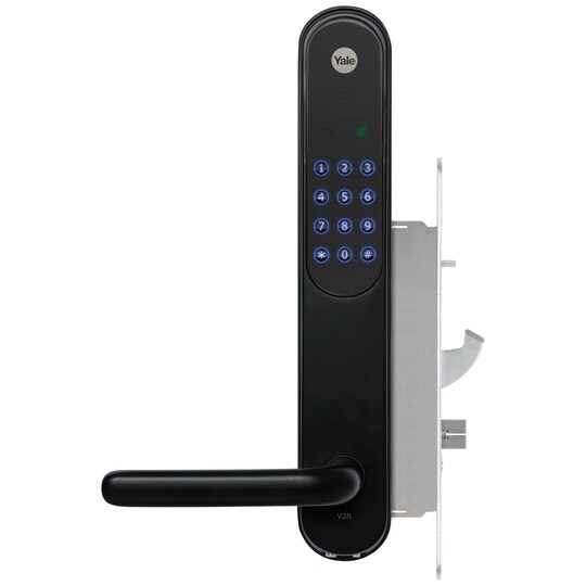 Yale Doorman V2N elektroniskt dörrlås (svart/svart)