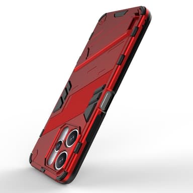 SKALO Xiaomi Redmi 12 4G/5G Armor Hybrid BIBERCAS Skal - Röd