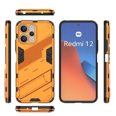 SKALO Xiaomi Redmi 12 4G/5G Armor Hybrid BIBERCAS Skal - Orange