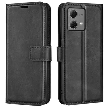SKALO Motorola Moto G84 5G Premium Plånboksfodral - Svart