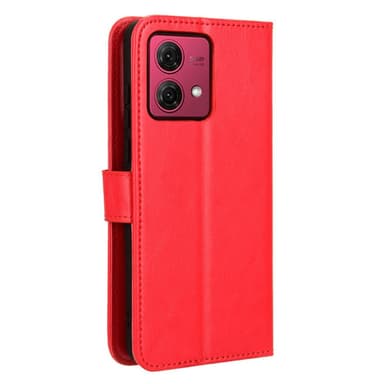 SKALO Motorola Moto G84 5G Plånboksfodral i PU-Läder - Röd
