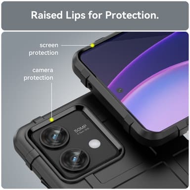 SKALO Motorola Edge 40 Neo 5G Rugged Shield Stöttåligt TPU-skal
